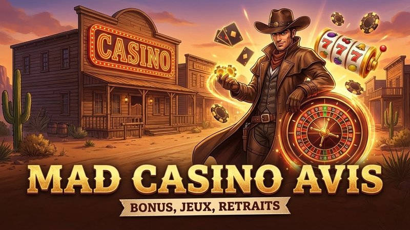 Madcasino En Ligne : Bonus et Retrait Sécurisé en France